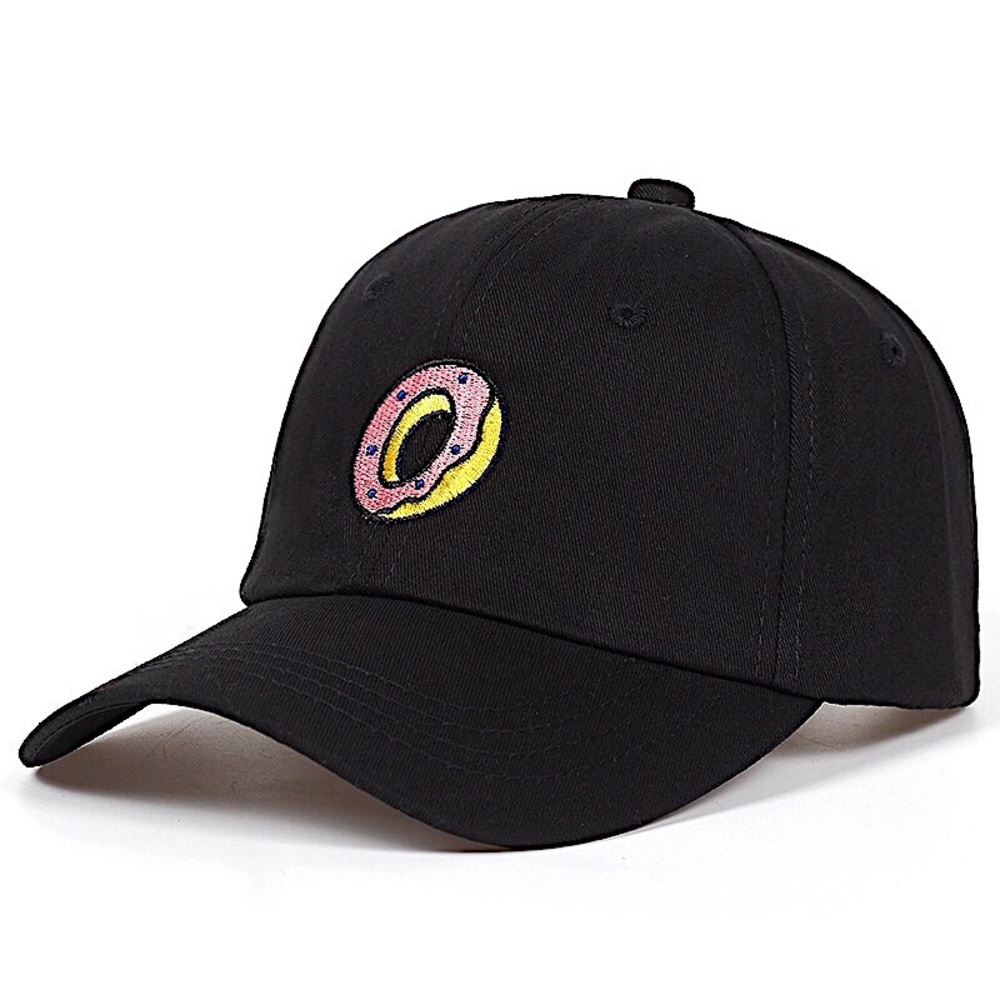 Donut Baseball Cap (Black) - Picture 2 of 2